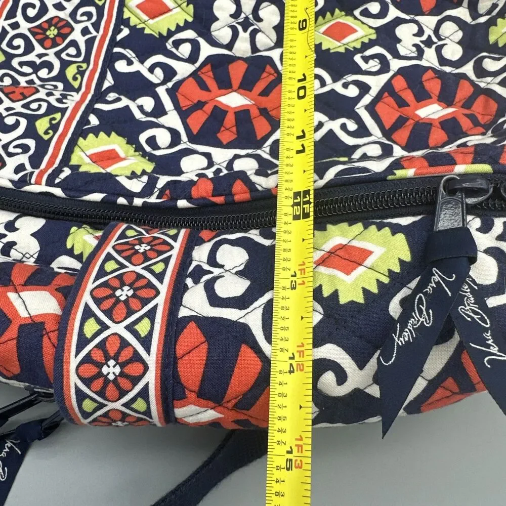 Vera Bradley Backpack Large Laptop Bag Sun Valley Floral Pattern Retired